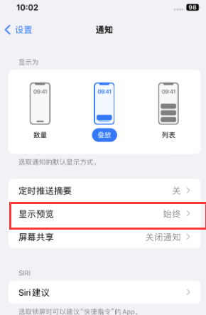 望江苹果售后维修中心分享iPhone手机收不到通知怎么办 