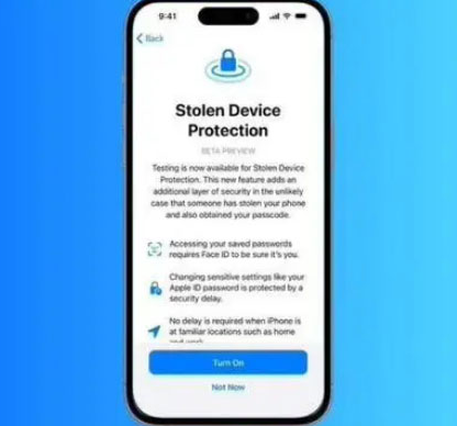 望江苹果授权维修店分享被盗设备保护功能开启方法 