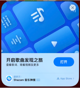 望江苹果14维修站分享iPhone14音乐识别功能使用方法 