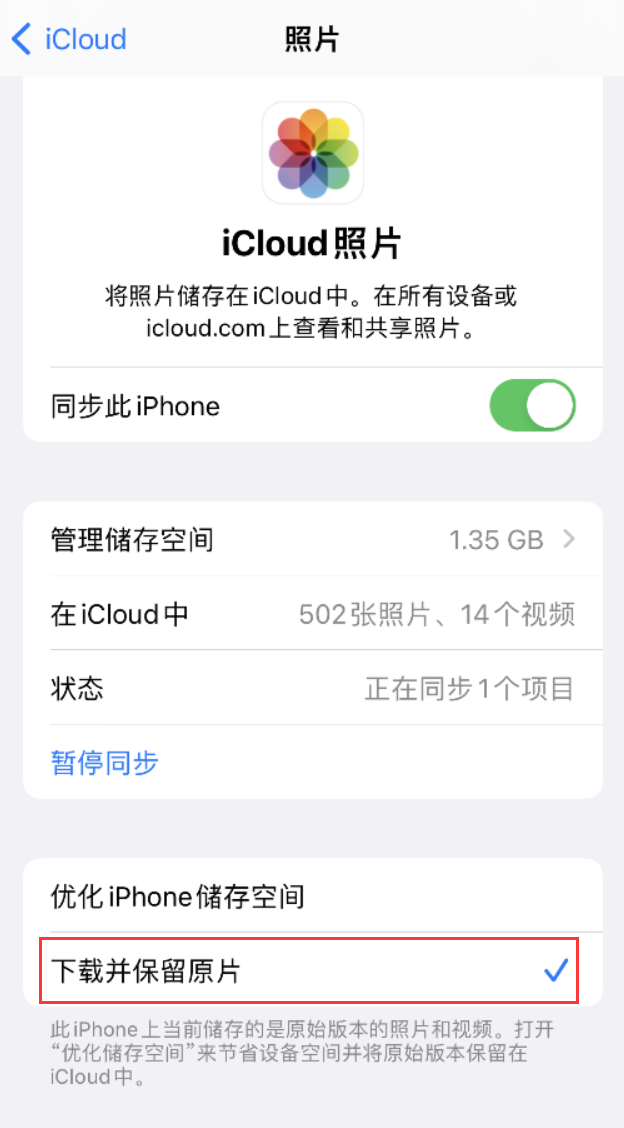 望江苹果手机维修分享iPhone 无法加载高质量照片怎么办 