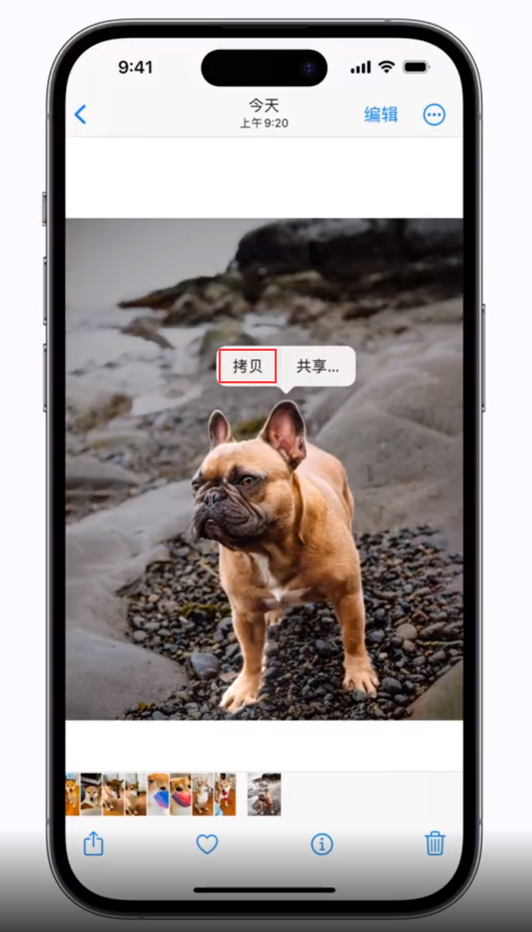 望江苹果手机维修分享 iOS 16 自带一键抠图功能 