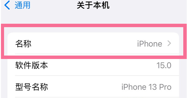 望江苹果13维修分享iPhone 13热点名字设置教程 