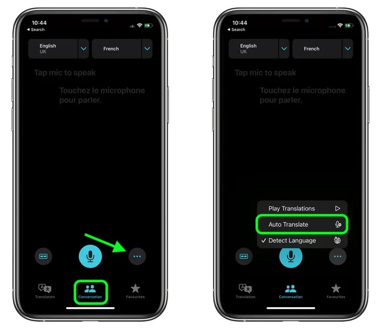 望江苹果手机维修分享iOS 15 “翻译” App 新改进 