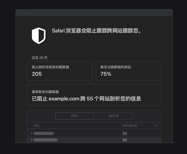 望江苹果手机维修分享如何在 Safari 浏览器中查看和打开隐私报告 